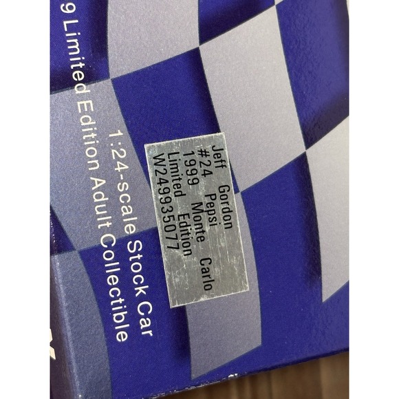 1999 Jeff Gordon #24 Pepsi Monte Carlo 1:24 Action Racing Limited Edition - Picture 6 of 13